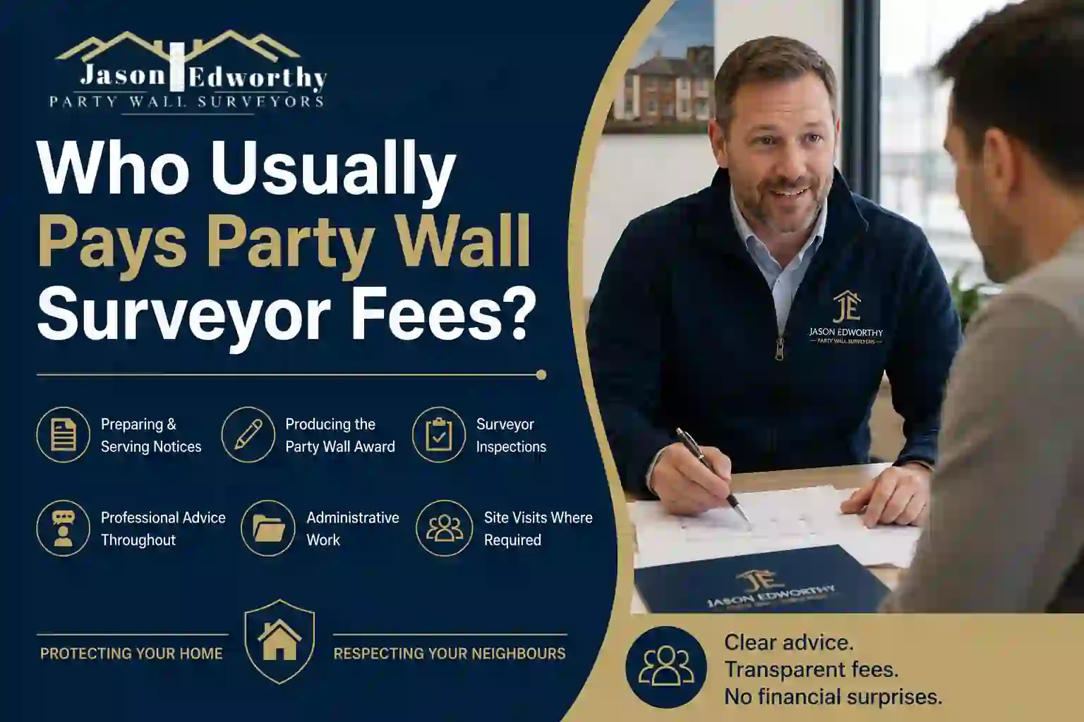 Who Usually Pays Party Wall Surveyor Fees Rawmarsh?