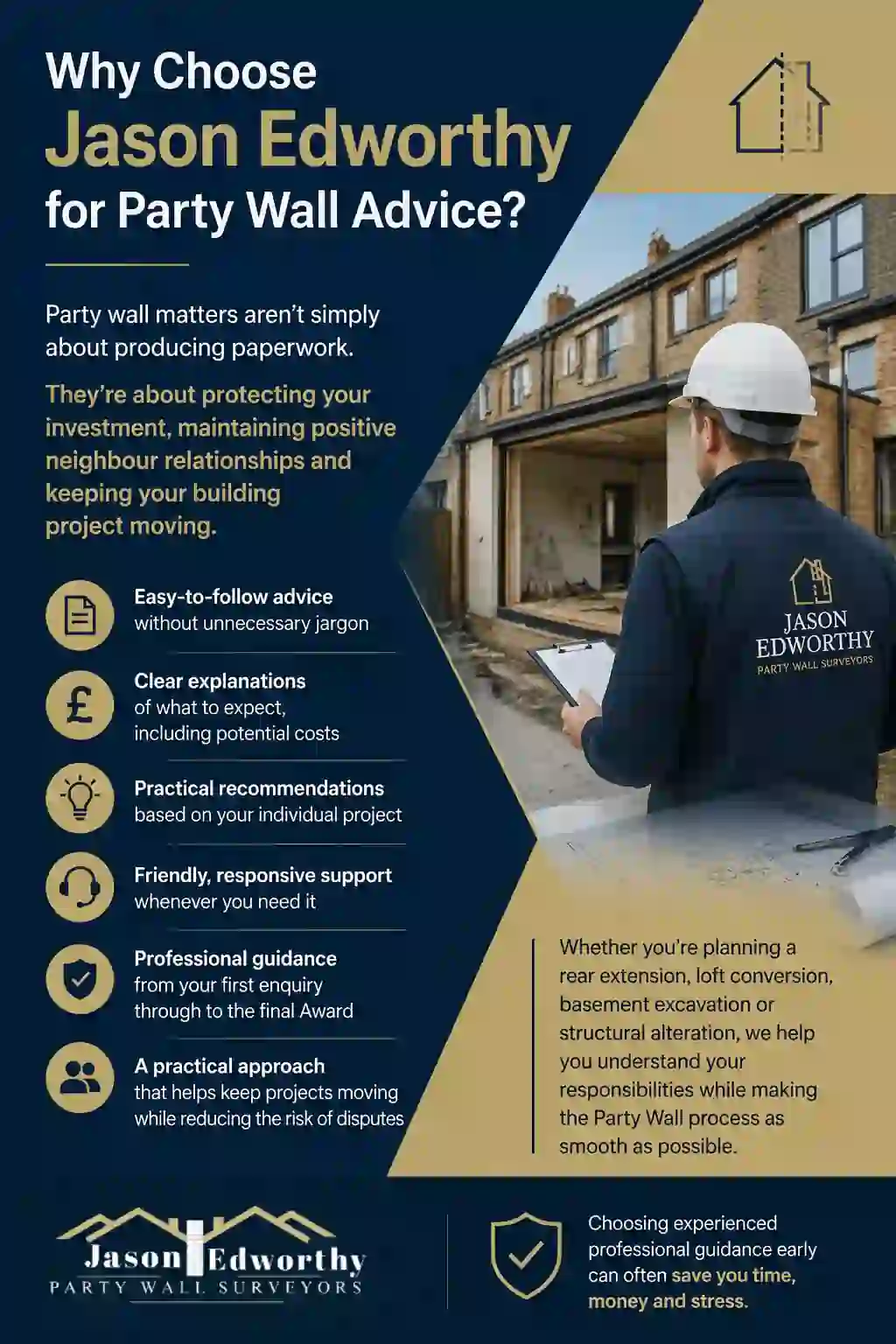 Why Choose Jason Edworthy for Party Wall Advice Rawmarsh?